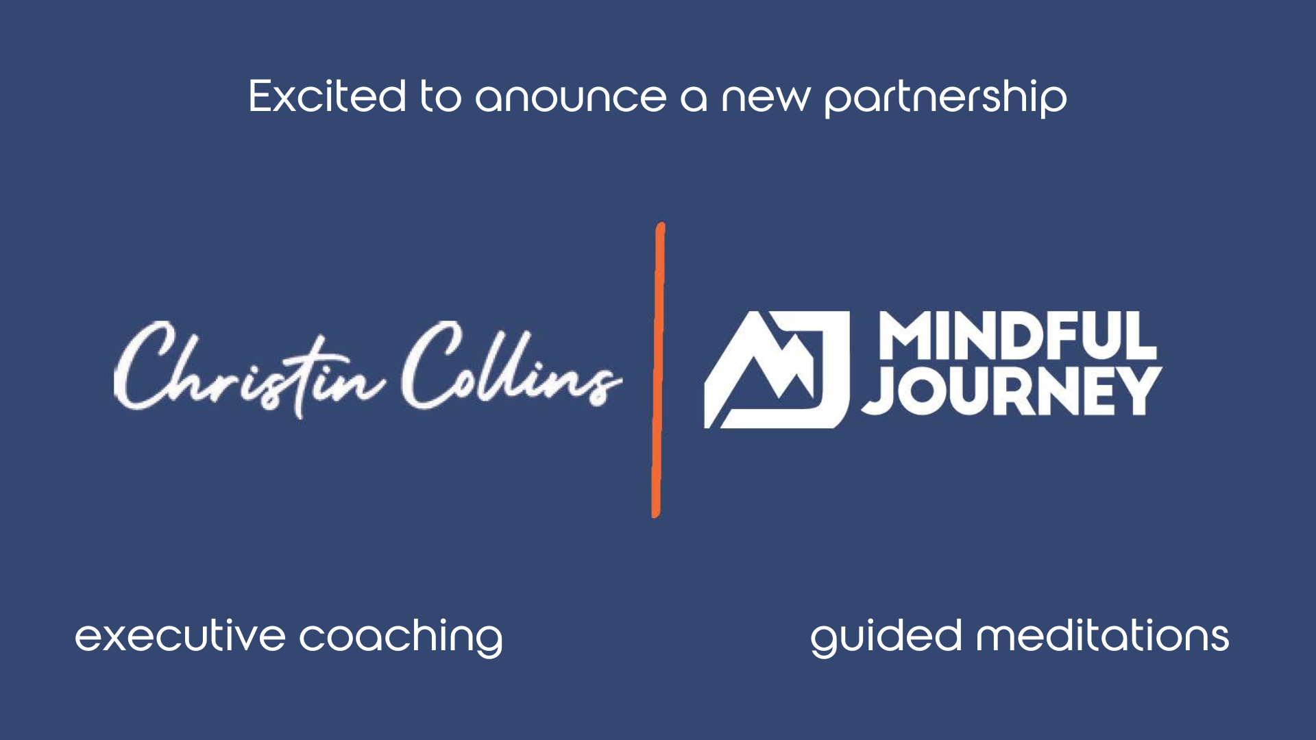 Mindful website announcement